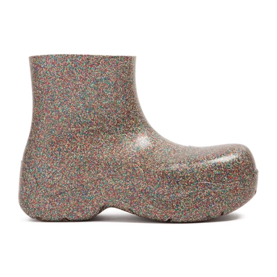 Shop Bottega Veneta Puddle Plastic Boots Shoes In Multicolour