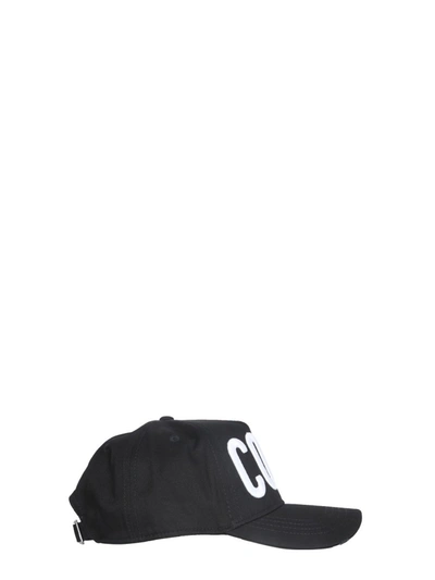 Shop Dsquared2 Cotton Baseball Hat In Black