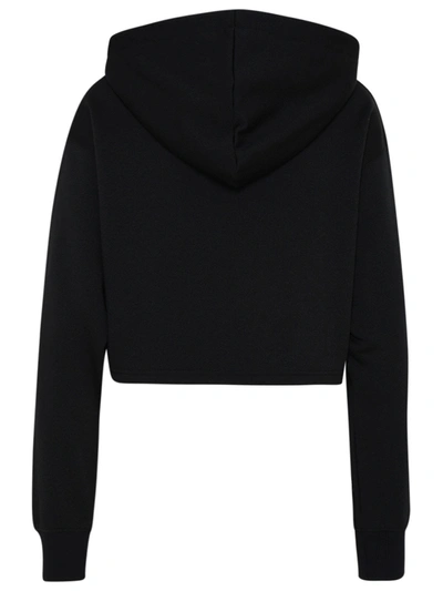Shop Chiara Ferragni Black Cotton Blend Eyelike Sweatshirt