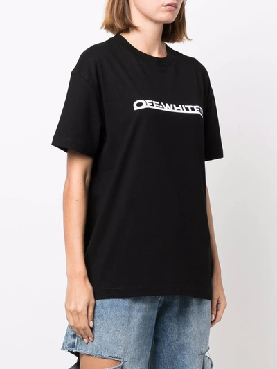 Shop Off-white Logo-print T-shirt In Nero