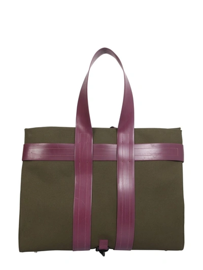 Shop Sunnei X Eleonora Bonucci Parallelepiped Messanger Bag Unisex In Green