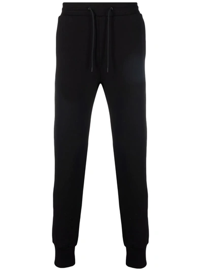 Paul Smith Artist-stripe Drawstring Track Pants In Black