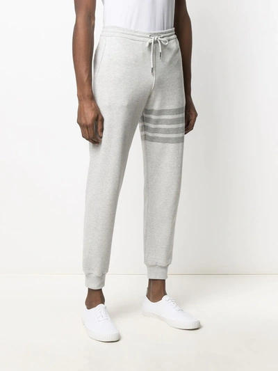 Shop Thom Browne 4-bar Stripe Cotton Track Pants In Mixed Colours