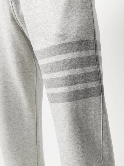 Shop Thom Browne 4-bar Stripe Cotton Track Pants In Mixed Colours