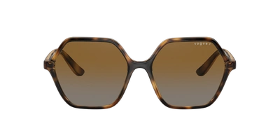 Vogue Eyewear Woman Sunglasses Vo5361s In Polar Brown Gradient