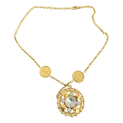 Pre-owned Just Cavalli Necklace In Gold