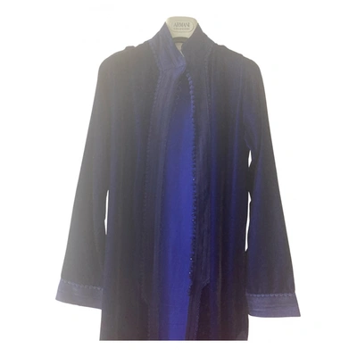 Pre-owned We Are Leone Coat In Blue