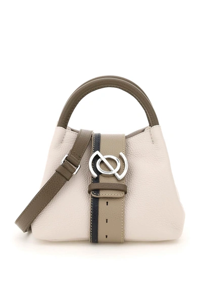 Shop Zanellato Zoe Baby Leather Bag Daily Line In Mixed Colours