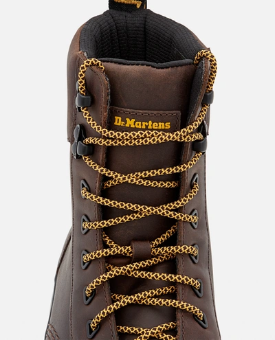 Shop Dr. Martens' Dr. Martens Tarik Leather Tie Boots In Brown