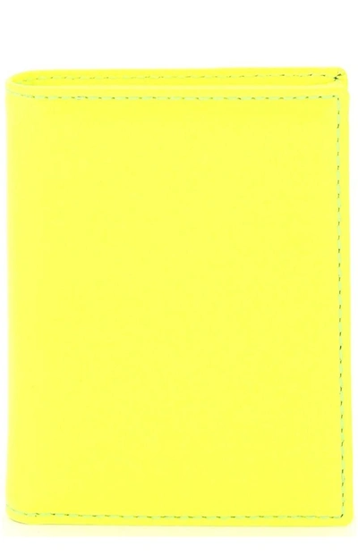 Shop Comme Des Garçons Wallet Colour In Yellow