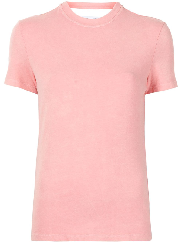 White Label cutout jersey shirt