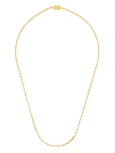 Shop Tom Wood Square Chain Necklace In 金色