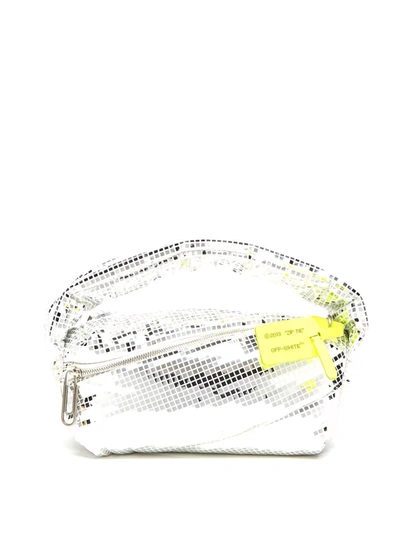 Off-white Pump Pouch Disco Bag In 银色