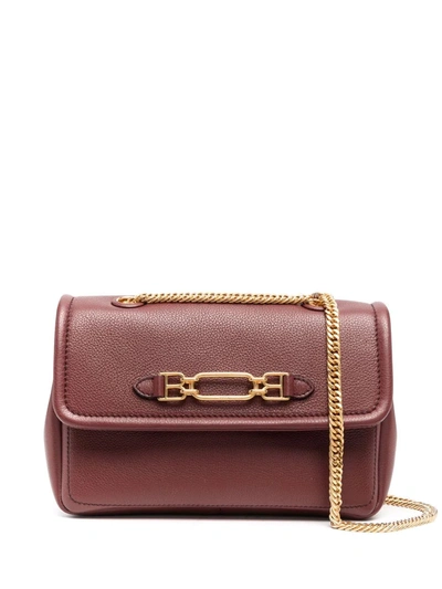 Bally Viva Small Quilted Leather Crossbody Bag In Heritage Red gold ModeSens