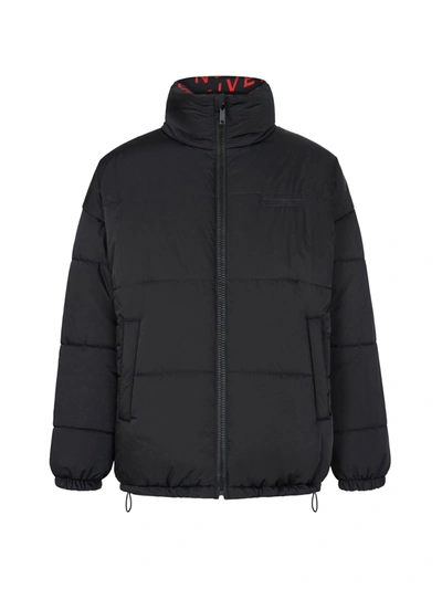 Shop Givenchy Refracted Reversible Puffer Jacket In Black