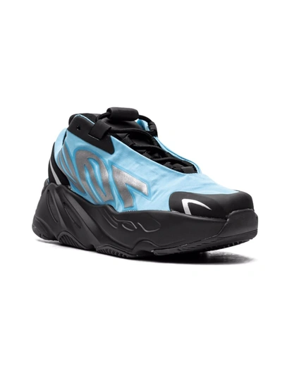 Shop Adidas Originals Yeezy Boost 700 Mnvn "bright Cyan" Sneakers In Blue