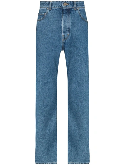 Shop Opening Ceremony Mid-rise Straight-leg Jeans In 蓝色