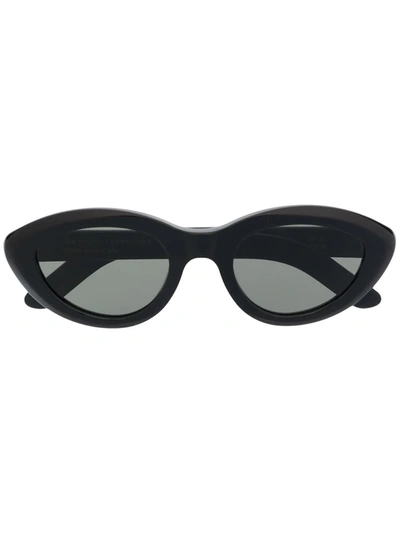 Retrosuperfuture Cocca Black Cat-eye Acetate Sunglasses In 黑色