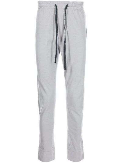 Shop James Perse Drawstring Straight-leg Sweatpants In 灰色