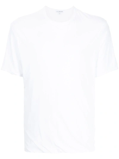 Shop James Perse Short-sleeved Cotton T-shirt In 白色