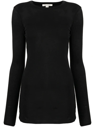 Shop Nili Lotan Long Sleeve T-shirt In 黑色