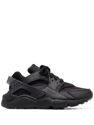 Shop Nike Huarache High Top Sneakers In 黑色