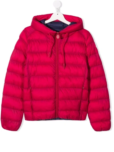 Invicta Padded Hooded Jacket In 粉色