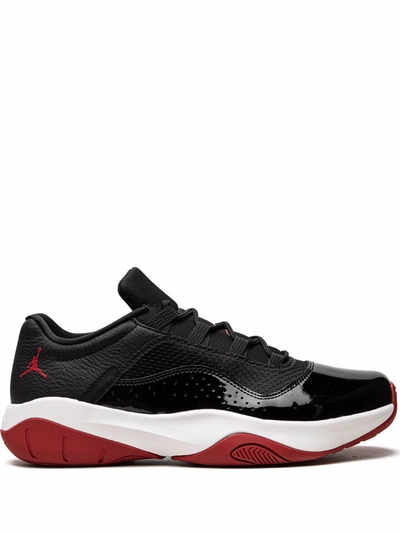 Shop Jordan Air  11 Cmft Low "bred" Sneakers In Black