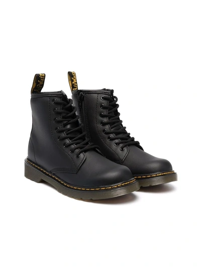 Shop Bonpoint Ankle Lace-up Boots In 黑色