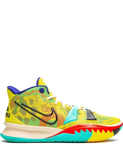 Shop Nike Kyrie 7 "1 World 1 People" Sneakers In Yellow