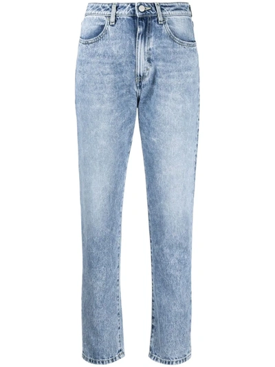 Shop Icon Denim Naomi Slim-fit Jeans In 蓝色