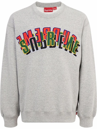 Supreme Stacked Crewneck Sweatshirt In ModeSens
