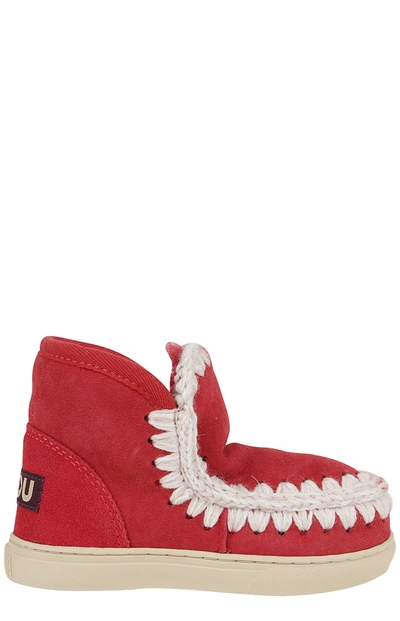 Mou Kids' Ankle Boots In Red | ModeSens