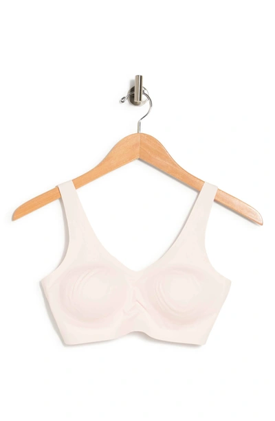 Luxe V-neck Molded Cup Bra In Magnolia