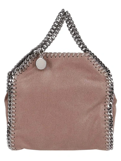 Shop Stella Mccartney Falabella Tiny Tote Bag In Brown