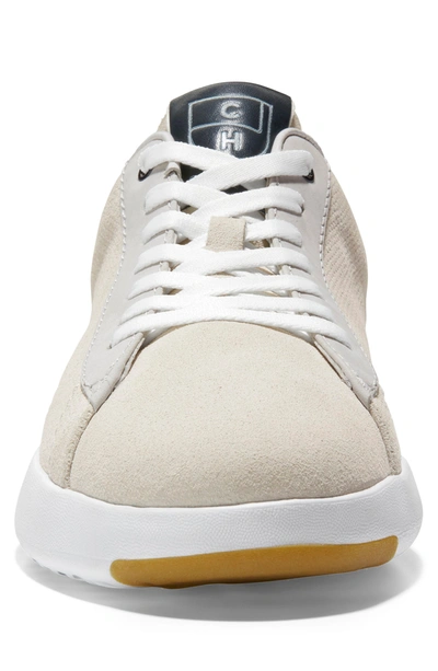 Shop Cole Haan Grandpro Tennis Sneaker In Optic White/ Navy Ink