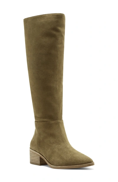 Shop Vince Camuto Beaanna Knee High Boot In Dogwood Suede