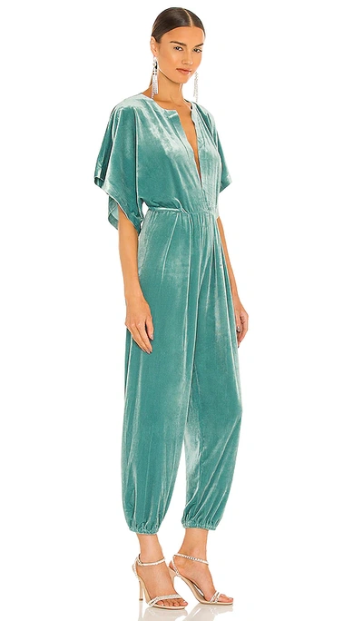 Norma Kamali Rectangle Jog Jumpsuit In 复古薄荷色