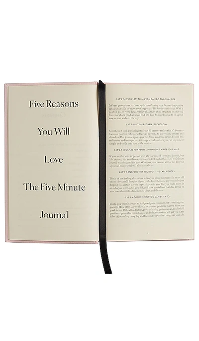 Intelligent Change Five Minute Journal In 粉红胭脂系列
