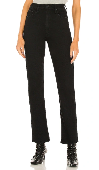 Shop Mother The High Waisted Rider Skimp In Black