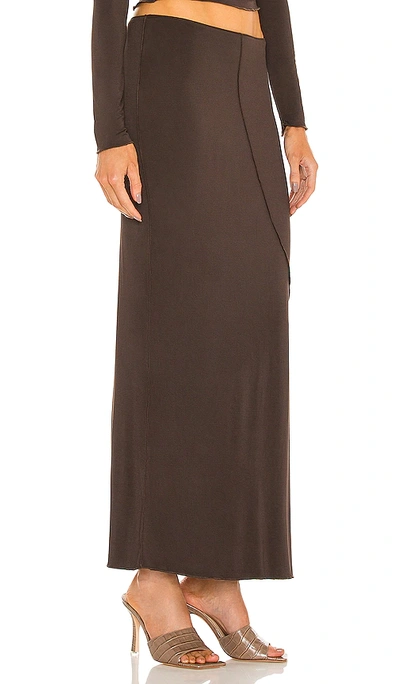 The Line By K Vana Skirt In 巧克力色