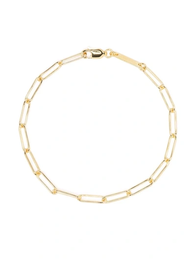 Shop Tom Wood Box Link Bracelet In Gold