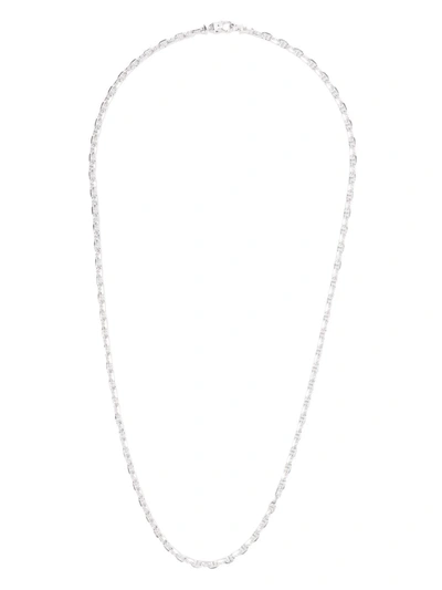 Shop Tom Wood Cable Chain Necklace In Silver