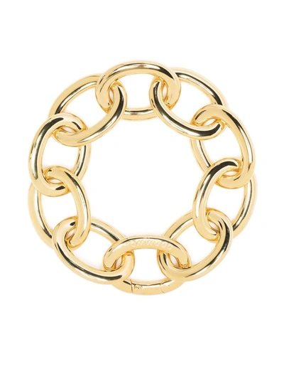 Tom Wood Chunky-link 9kt Gold-plated Sterling-silver Bracelet In Gold