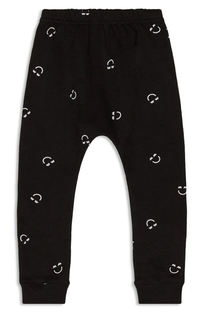 Shop Miles And Milan The Quin Smiley Cotton Joggers In All Over Mm Print