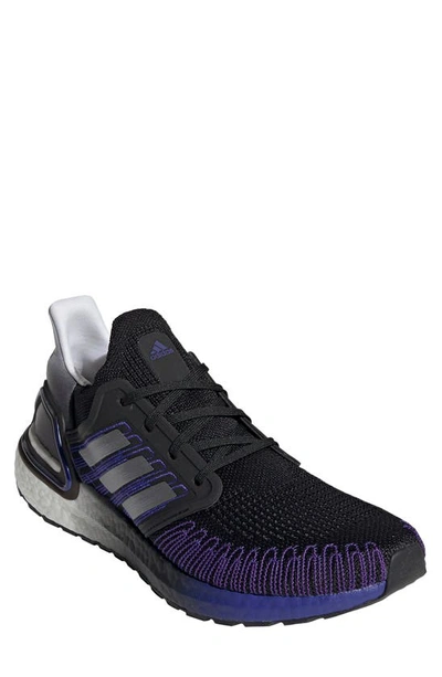 Shop Adidas Originals Ultraboost 20 Running Shoe In Core Black/ Silver/ White