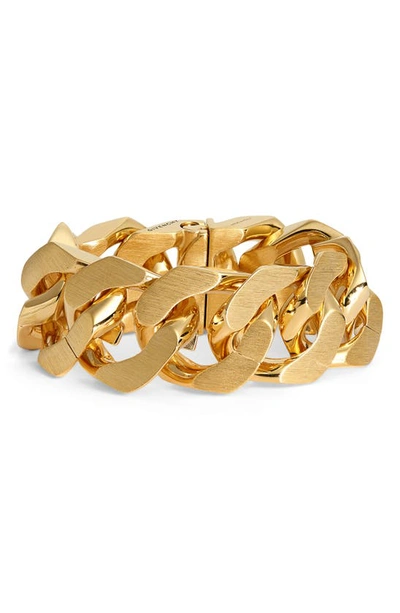 Shop Givenchy Medium G-chain Bracelet In Golden Yellow