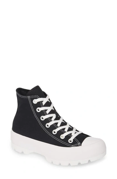 Shop Converse Gender Inclusive Chuck Taylor® All Star® Lugged Sneaker In Black/ White/ Black