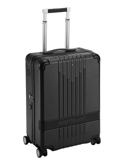 Shop Montblanc Men's My4810 Nightflight Cabin Compact 20" Carry-on Suitcase In Black