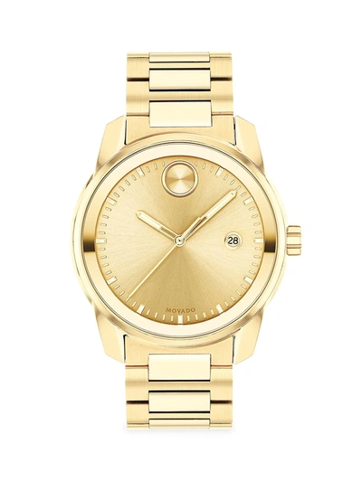 Shop Movado Bold Verso Goldplated Bracelet Watch